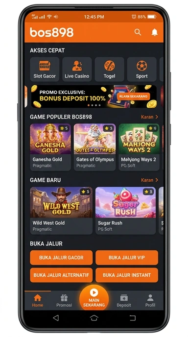 Tampilan link alternatif bos898